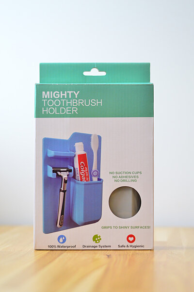 J-MART Mighty Toothbrush Holder 1031 Gray