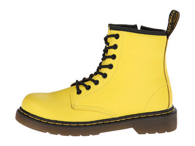  Dr. Martens Kid's Collection Delaney 32 (Wild Yellow Softy T)