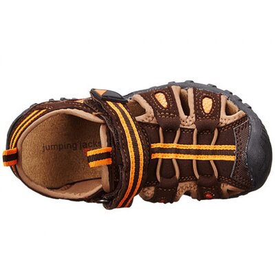 Jumping Jacks Kids Sand Cruiser 32 (Chocolate Brown Microsuede/Brown & Orange Trim)