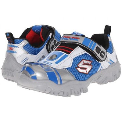 SKECHERS KIDS Star Wars: Damager III - Astromech 28.5 (Silver/Blue)
