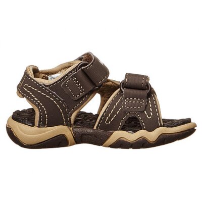Timberland Kids Adventure Seeker 2-Strap Sandal 21 (Brown/Tan)