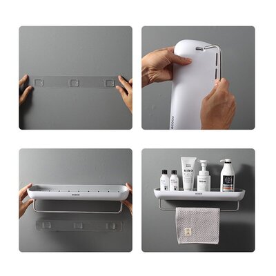 ECOCO E1923 Hatrack White/Gray