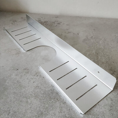 IwConcept BathRack Loft-50cm Notch Silver