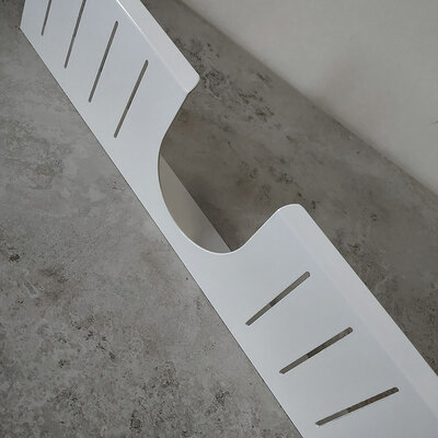 IwConcept BathRack Loft-50cm Notch White