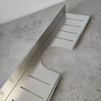 IwConcept BathRack Loft-60cm Notch Silver