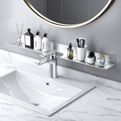 IwConcept BathRack Loft-70cm Notch Silver