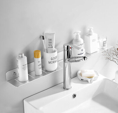IwConcept BathRack Loft-70cm Notch Silver