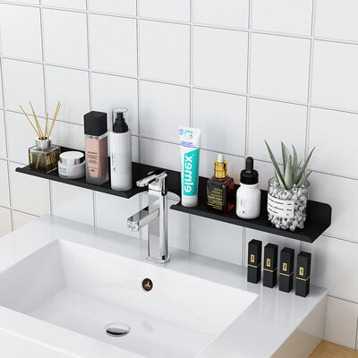 IwConcept BathRack Loft-70cm Notch Black