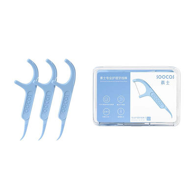 SOOCAS Dental Floss Stick (50pcs) Blue