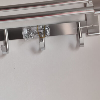 Cady 1803 Towel Bar Double Layers (Silver)