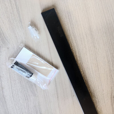 IwConcept PRO Batten-40cm (Steel 304) Black