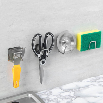 Fumei Sponge Holder (3M) Silver (4pcs)
