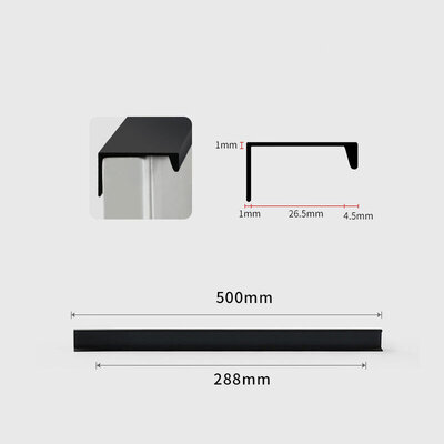 LEEDIS B-6805-288 (500mm) Black