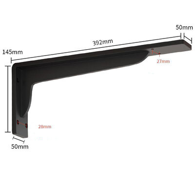 Jinrongda Bracket-L F16 39cm (Black)