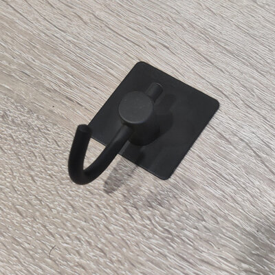 HO-LZ Hook 2pcs (Glue) Black