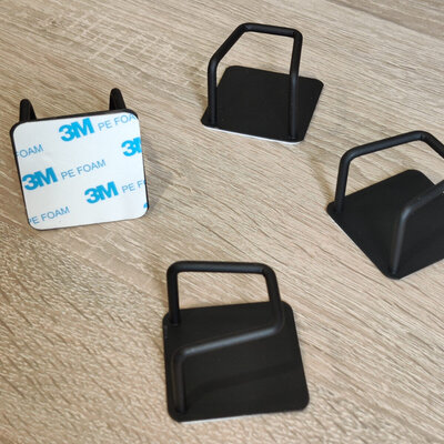 Haowa Sponge Holder (3M) 4pcs Black 