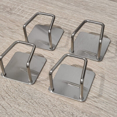 Haowa Sponge Holder (3M) 4pcs Silver
