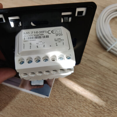 HVAC M6.716 WiFi Tuya Black