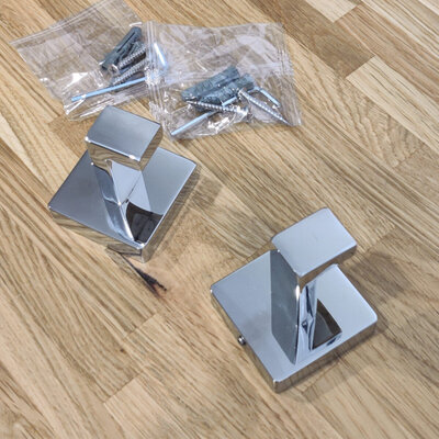 Jingwey JG-Hook Type-3 2pcs (Chrome) defect
