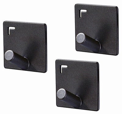 IwConcept JIN-Aluminum Type-2 (S) 3pcs Black