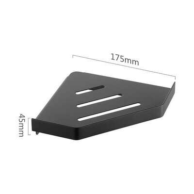 Tauset H5099 Angular SUS304 17.5cm Black