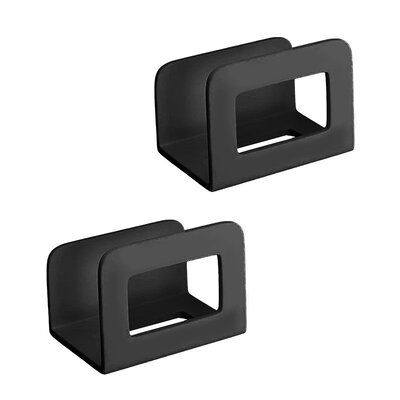 DAXINI Sponge Holder L003 Aluminium 2pcs Black