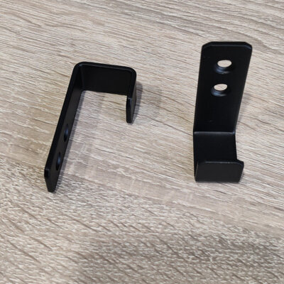 Disfact L-hook 2pcs Black