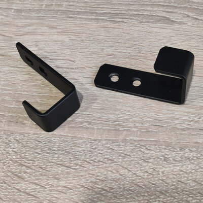 Disfact L-hook 2pcs Black