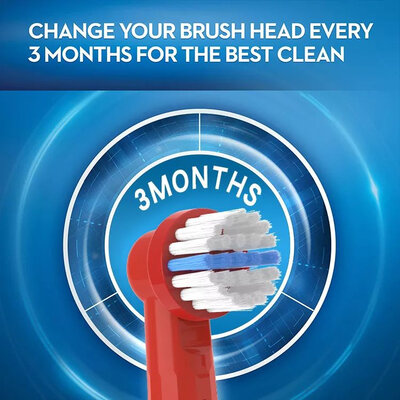 Meylong for ORAL-B (EB10A Kid) (2pcs) Red