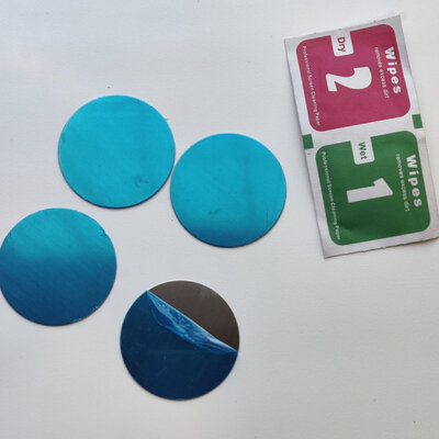 PlateSilver RF (4pcs) Pluss 40mm Silver