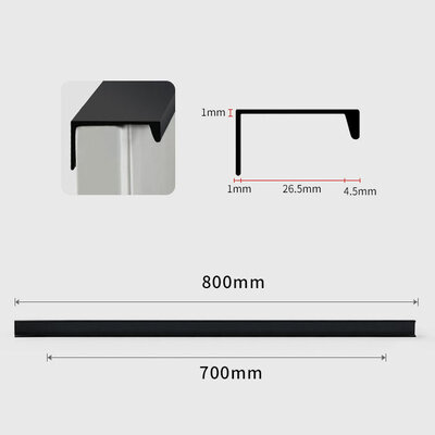 LEEDIS B-6805-700 (800mm) Black