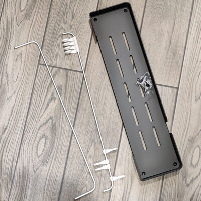 IwConcept FDU-Square-55 (Hook and Rod) Black