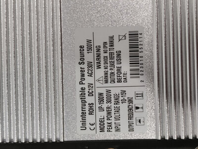 ProZone PU-1500W (UPS 12/220V)