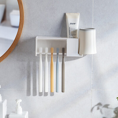 KM-Japan Toothbrush Holder 1002 (White)