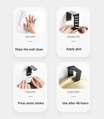 SD SUS-304 Washbasion Hool (Black) 