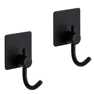 HO-LZ Hook 2pcs (Glue) Black