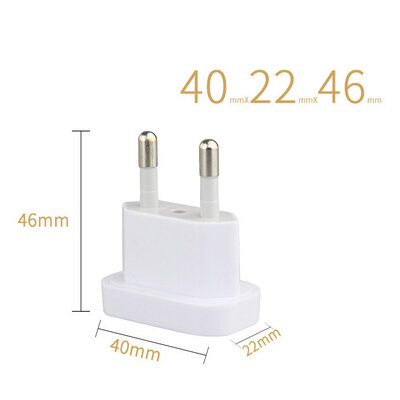 ProZone AC9600 Compact US to EU Plug White