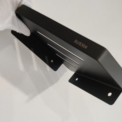 Tauset H5099 Angular SUS304 17.5cm Black