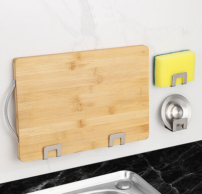 IWConcept Sponge Rack L-50 Silver 4pcs