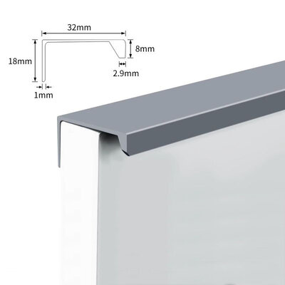 Liboda L-150mm Dark Silver