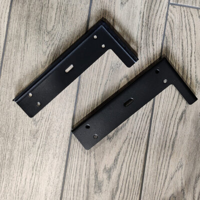 Jinrongda Bracket-MC 3mm 23cm (Black) 2pcs