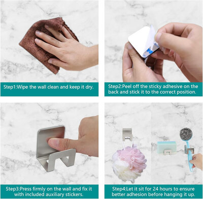 IWConcept Sponge Rack L-50 Silver 1pcs