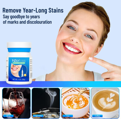 H2ofloss Whitening Tabletes + Adapter