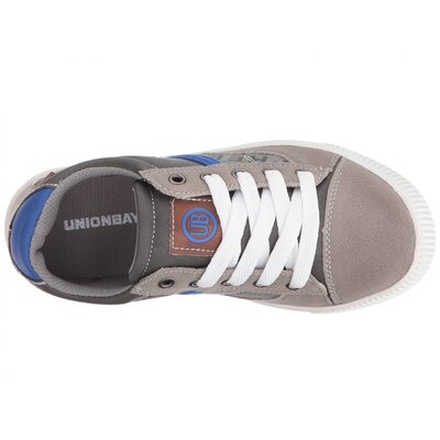 UNIONBAY Kids Aiden Low Top Sneaker 29 (Grey)