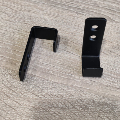 Disfact L-hook 2pcs Black