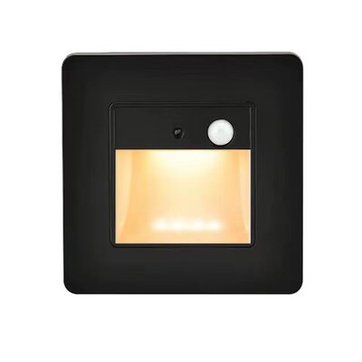 BIO-PASS LED STEP LIGHT SENSOR (1.5W/3000K) Black