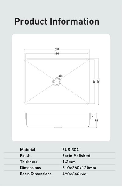 Disfact WBT-5136 (51*36*12) Silver